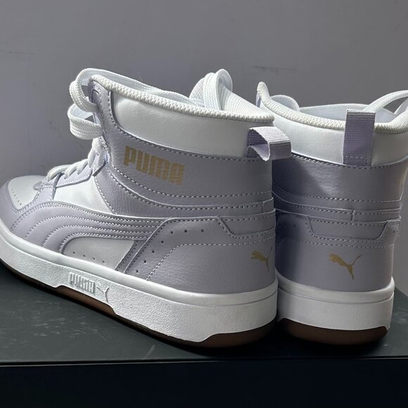 Puma Lavender Hightops - Picture 2 of 4